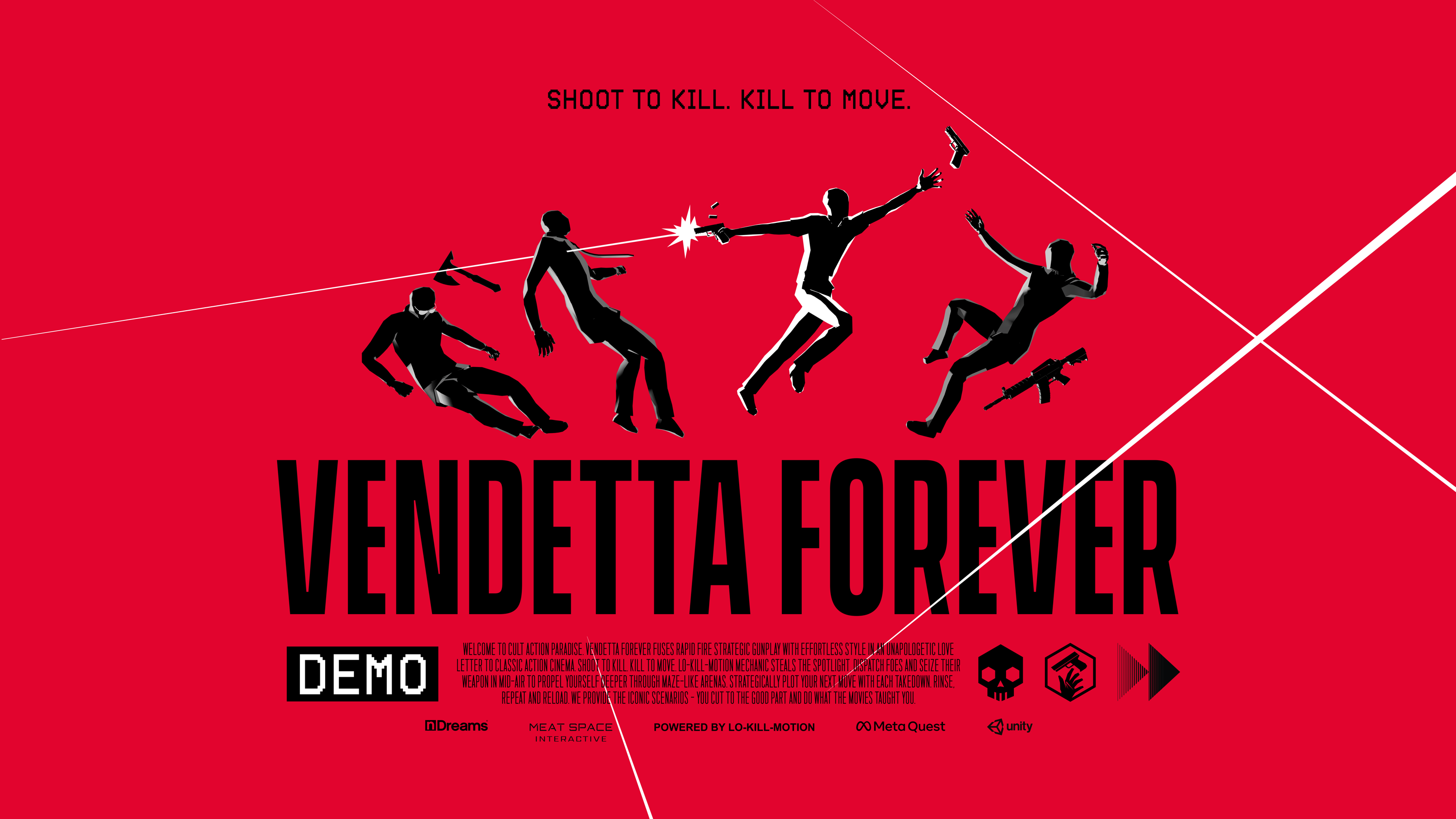NDREAMS REVEALS ULTRA-STYLISH VR SHOOTER VENDETTA FOREVER, EARLY ACCESS FOR FRENZIES AND FRACKED COMING TO QUEST 