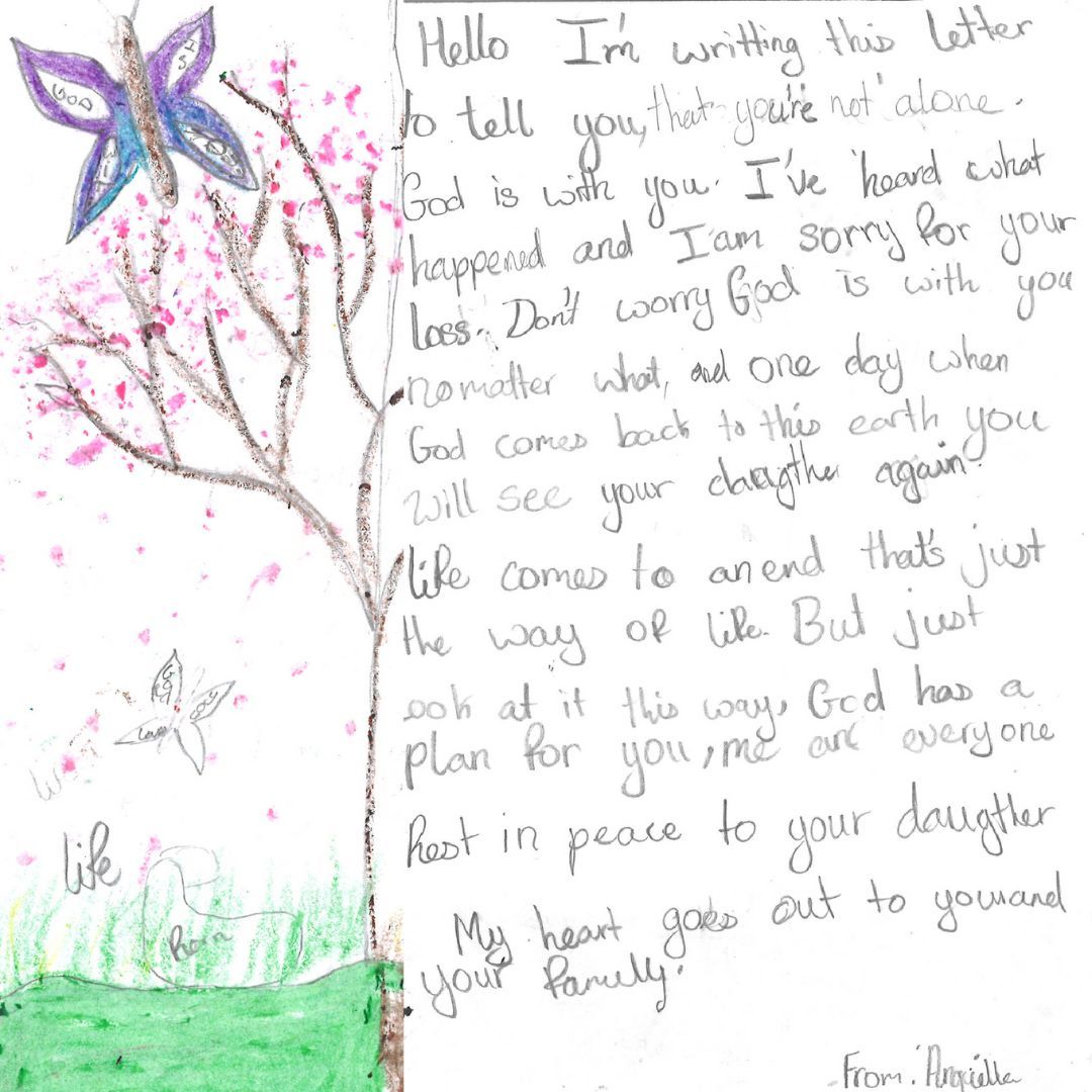 Card from Student in Anguilla 