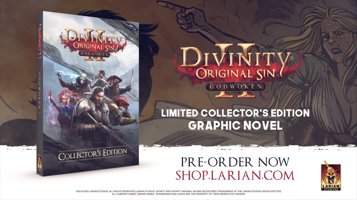 Larian Studios dévoile le roman graphique Divinity: Original Sin – Godwoken
