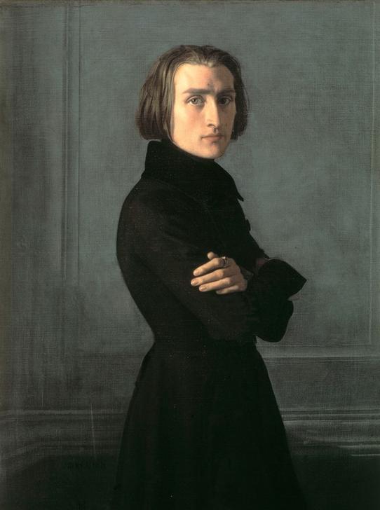 1 December 1822: Franz Liszt, Hungarian piano virtuoso, debuts at a concert in Vienna at age 11. He would go on to become an accomplished teacher, pianist, and composer. "Lisztomania" was a term coined by poet Heinrich Heine to describe the intense levels of emotion demonstrated by fans toward Liszt during his performances. At the time, the word 'mania' indicated a medical condition rather than a fashion or fad, and there were recommended measures to immunize the public against Lisztomania. (AKG140177. "Franz Liszt," 1839, by Painting, 1839, by Heinrich Lehmann. ©akg-images)