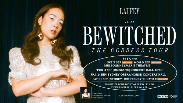 LAUFEY ADDS NEW MELBOURNE & SYDNEY SHOWS TO HER BEWITCHED: THE GODDESS TOUR THIS SEPTEMBER