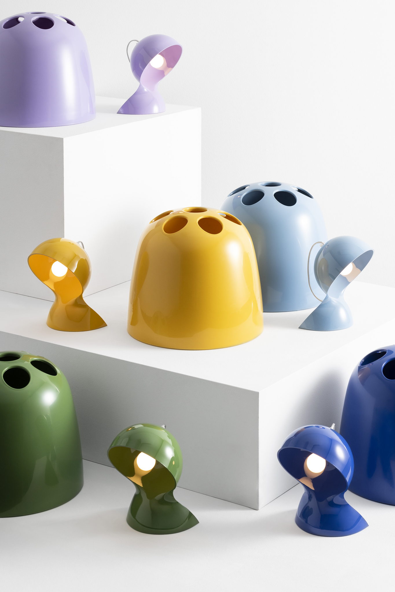 Dalù di Vico Magistretti per Artemide e Dedalo di Emma Gismondi Schweinberger per Danese Milano