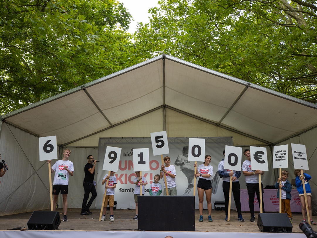 Solidariteitsloop RUN TO KICK zamelt 691.500 euro in om 5 innovatieve onderzoeksprojecten naar kinderkanker te financieren