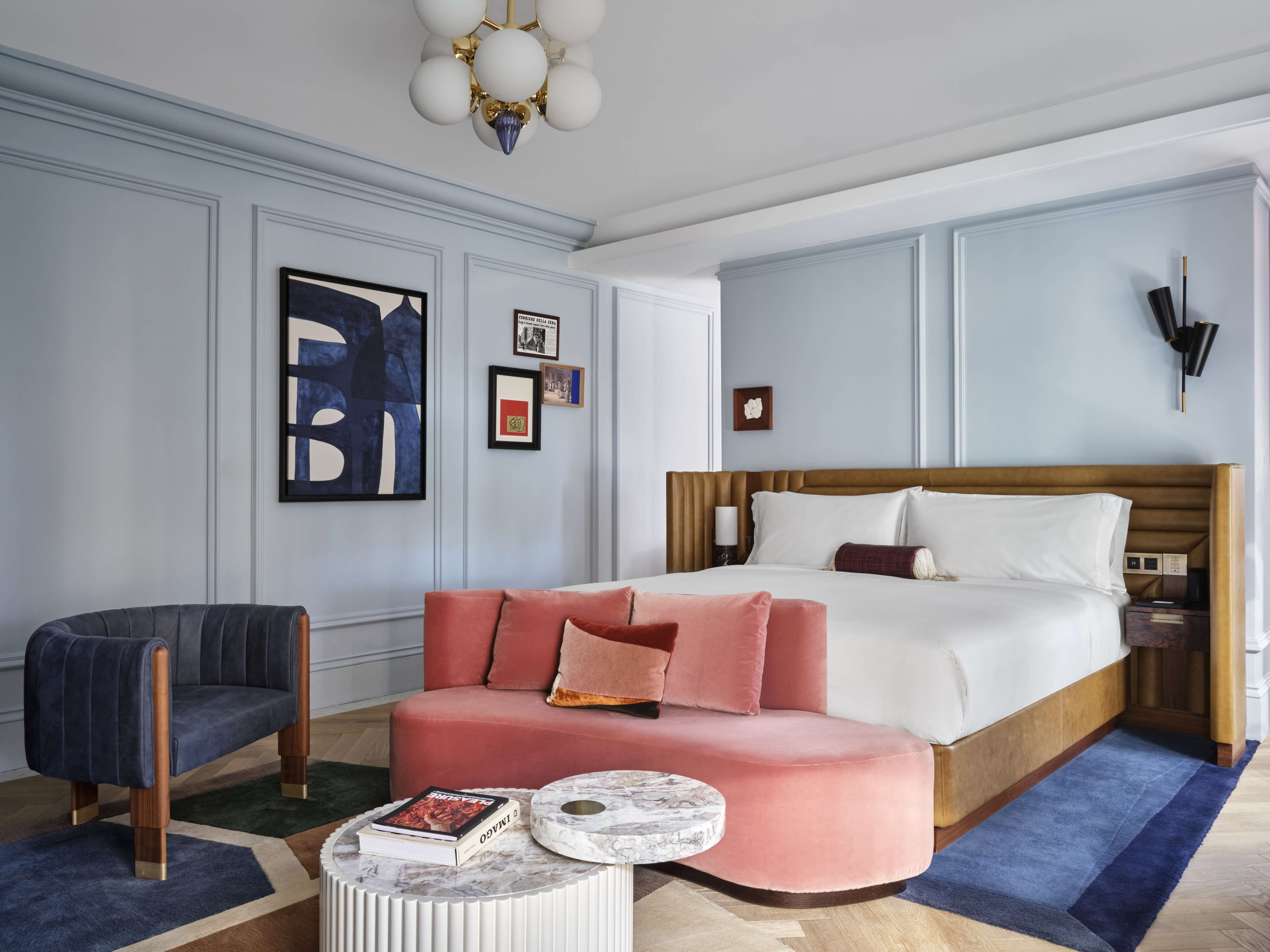 Captivating interiors at W Rome by Meyer Davis