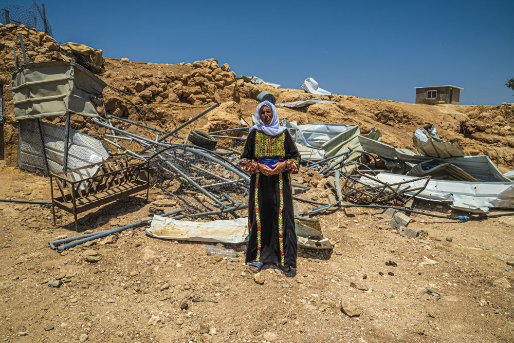 Safa, a resident of Al- Markez gathering, Masafer Yatta. Copyright : Juan Carlos Tomasi/MSF Safa, a resident of Al- Markez gathering, Masafer Yatta. Copyright : Juan Carlos Tomasi/MSF