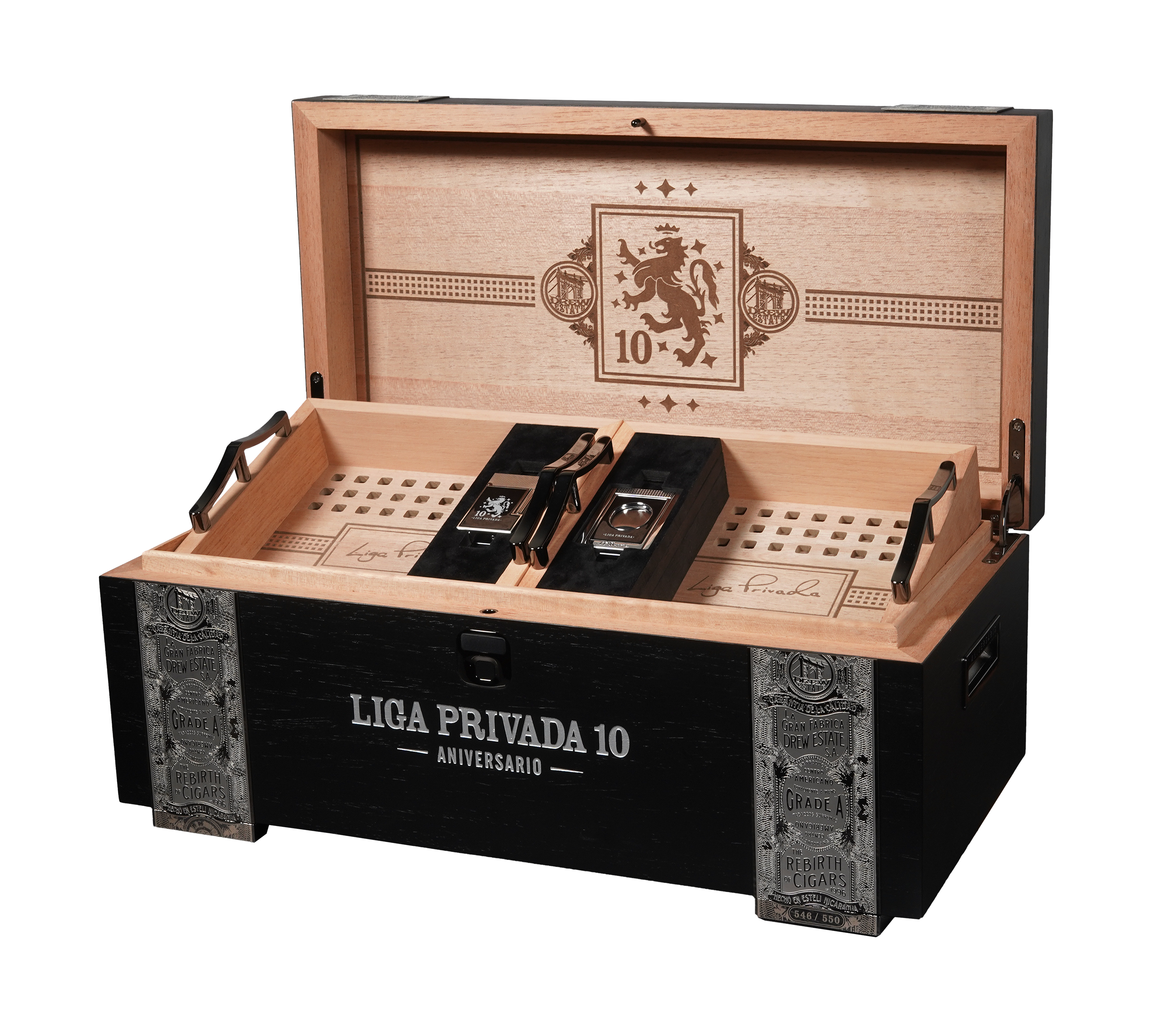 Drew Estate Begins Shipping Its Enhanced ST Dupont Liga Privada Collection Featuring Rare Savage Feast Cigars
