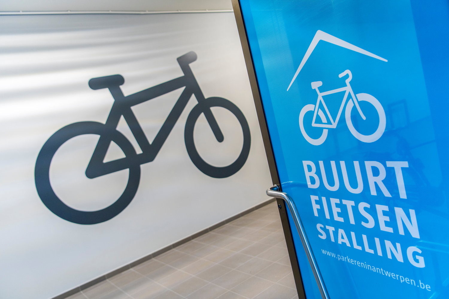 ©Frederik Beyens Algemeen beeld Buurtfietsenstalling