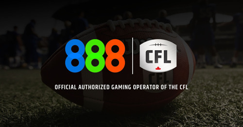 888 SIGNS ON AS AN OFFICIAL AUTHORIZED GAMING OPERATOR OF THE CFL