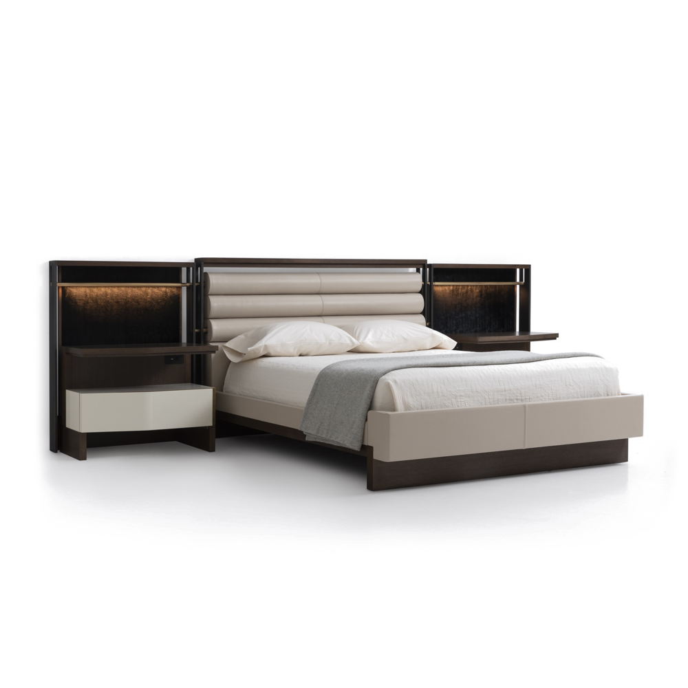 Eon Bed and Nighstands