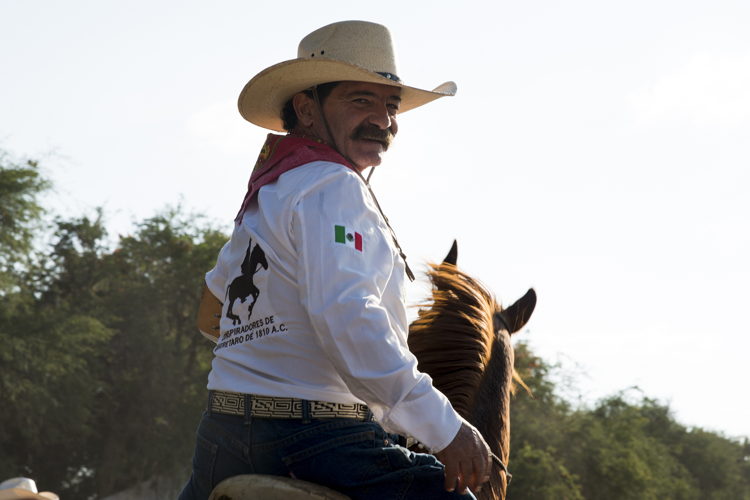 Alfredo Palacios Alcocer en la cabalgata histórica de la Conspiración Ignacio Pérez Alfredo Palacios Alcocer en la cabalgata histórica de la Conspiración Ignacio Pérez