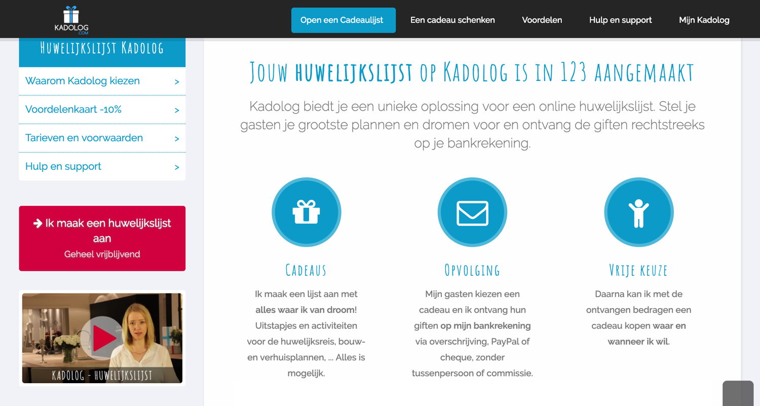Hoe maak je jouw huwelijkslijst