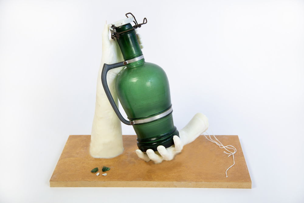 Glass Bottle – broken and repaired, part of R for Repair 2022. Imagery by Zuketa Film Production