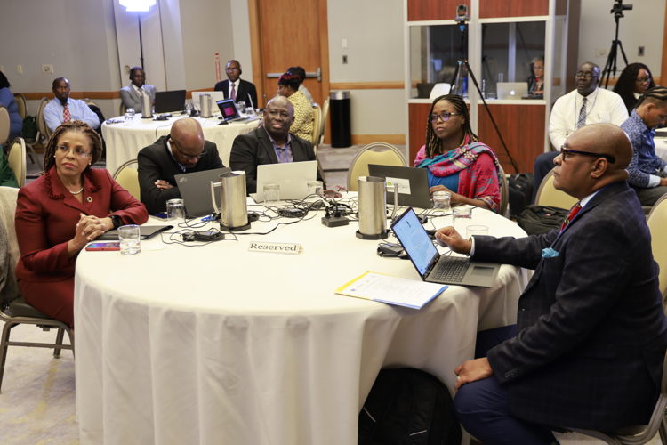 Participants pictured at the Re-Launch of the Enhanced Country Poverty Assessment Programme Opening Ceremony and Data Anonymisation Workshop