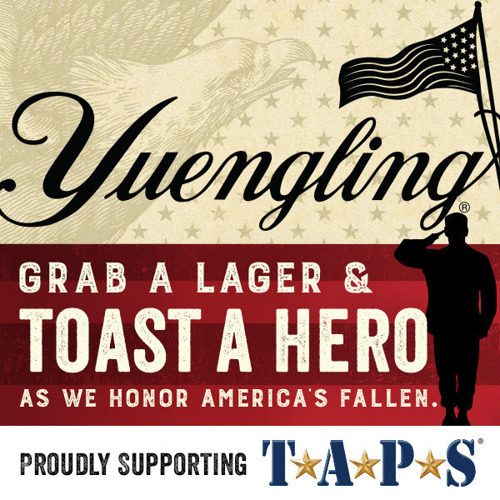Yuengling's Lagers For Heroes Program Celebrates Two-Year Partnership With TAPS