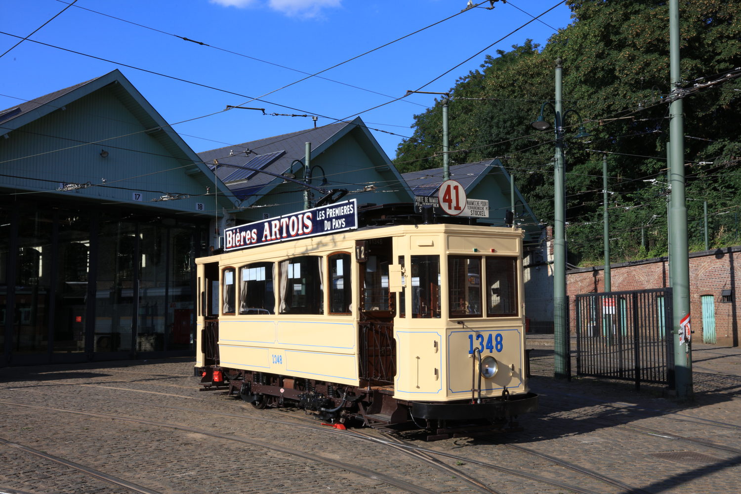 Een typische Brusselse tram uit de jaren rond de Eerste Wereldoorlog. Foto: Luc Koenot.