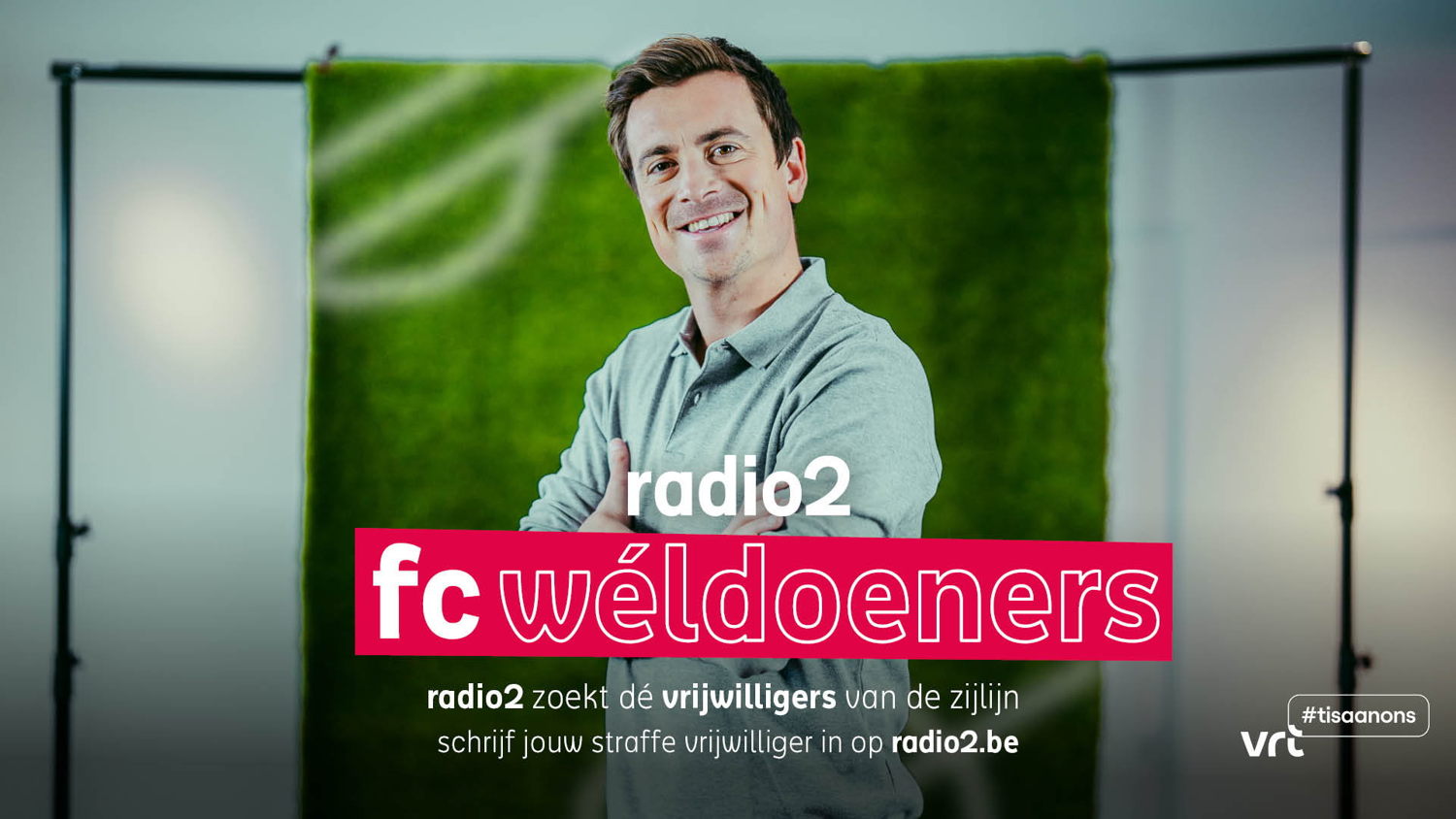 Niels Destadsbader – FC Wéldoeners – Radio2 – © VRT