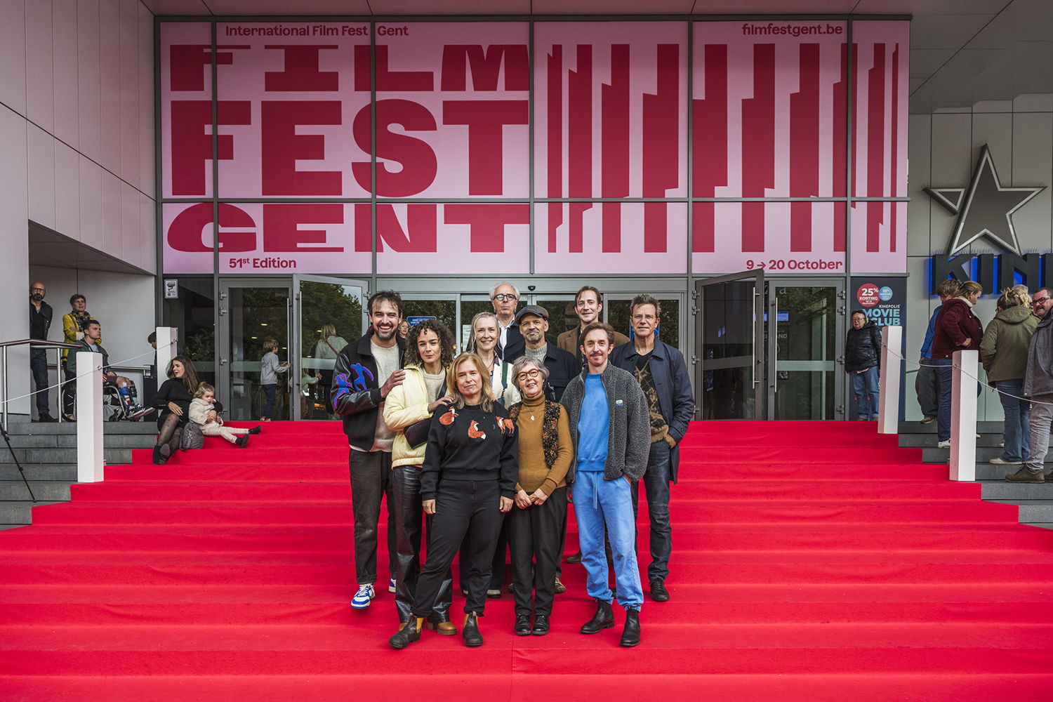 20241013 vos en haas redden het bos premiere film fest gent rode loper cast en crew ©Jeroen Willems (2) LR