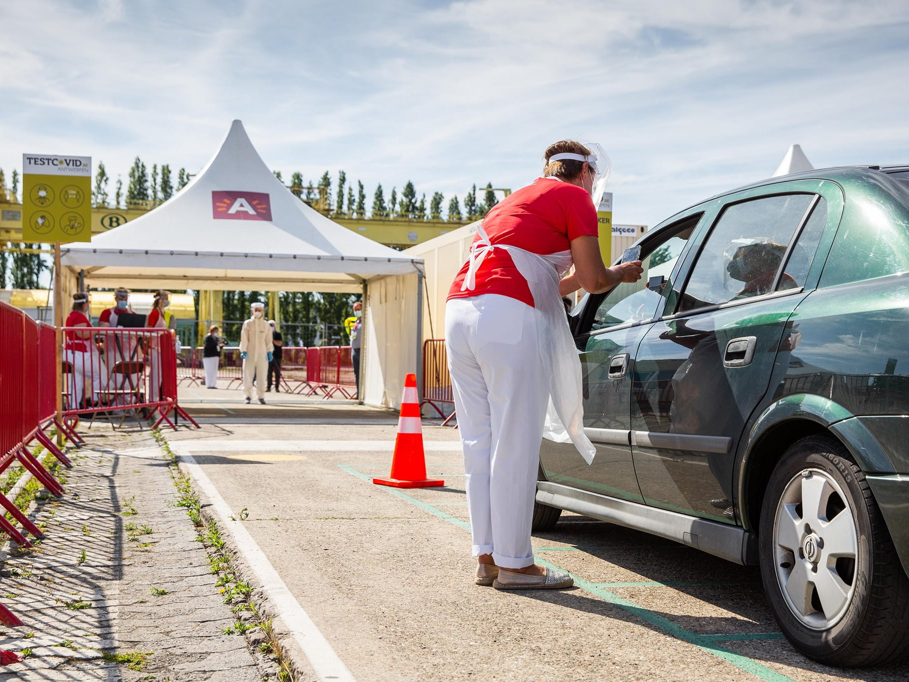 Recordaantal tests in Antwerps testdorp