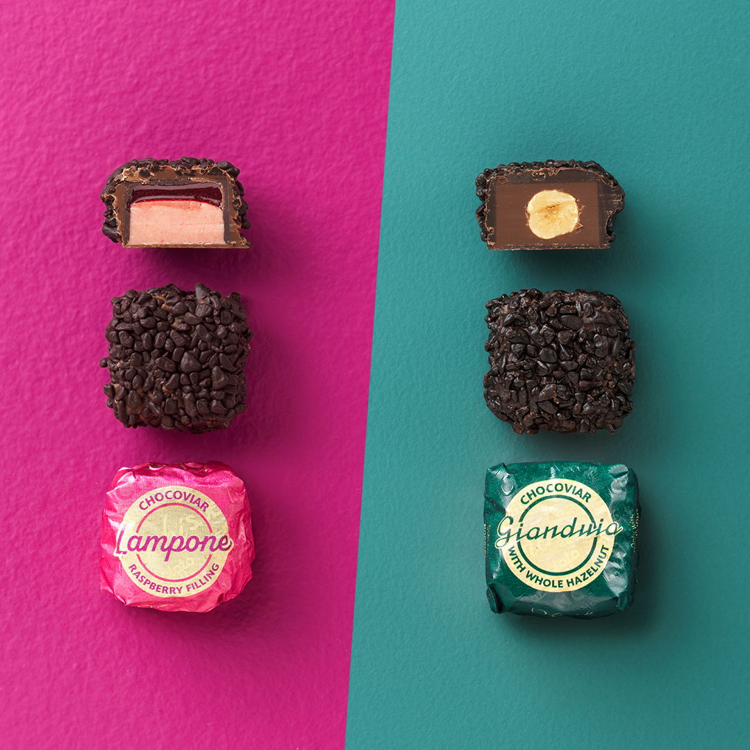 Venchi Launches Two New Flavors
 Of Its Best-Selling Chocoviar:
Lampone And Gianduia