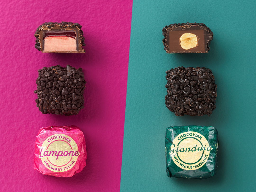 Venchi Launches Two New Flavors
 Of Its Best-Selling Chocoviar:
Lampone And Gianduia