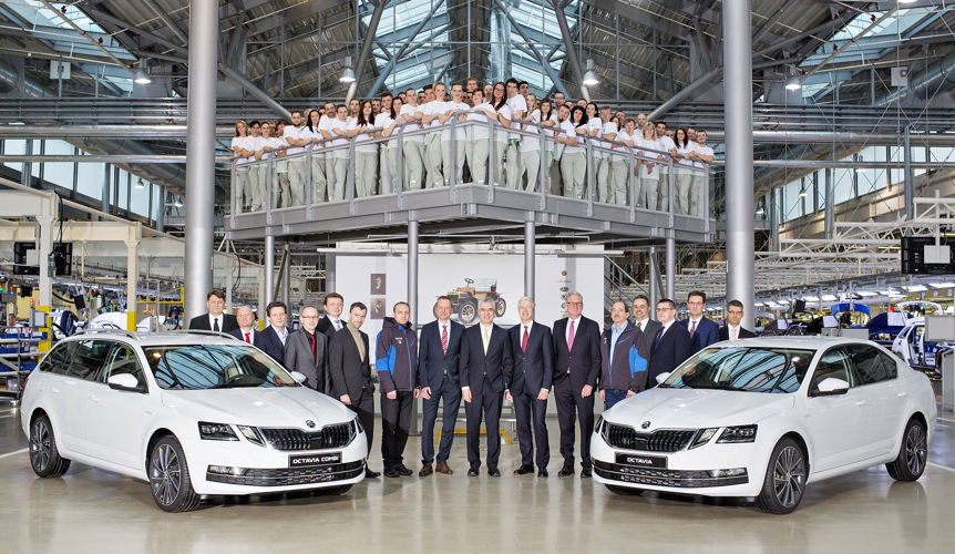 The production of the revised ŠKODA OCTAVIA was launched today. The comprehensively upgraded new edition of the brand’s bestseller rolled off the production line at the main plant in Mladá Boleslav.