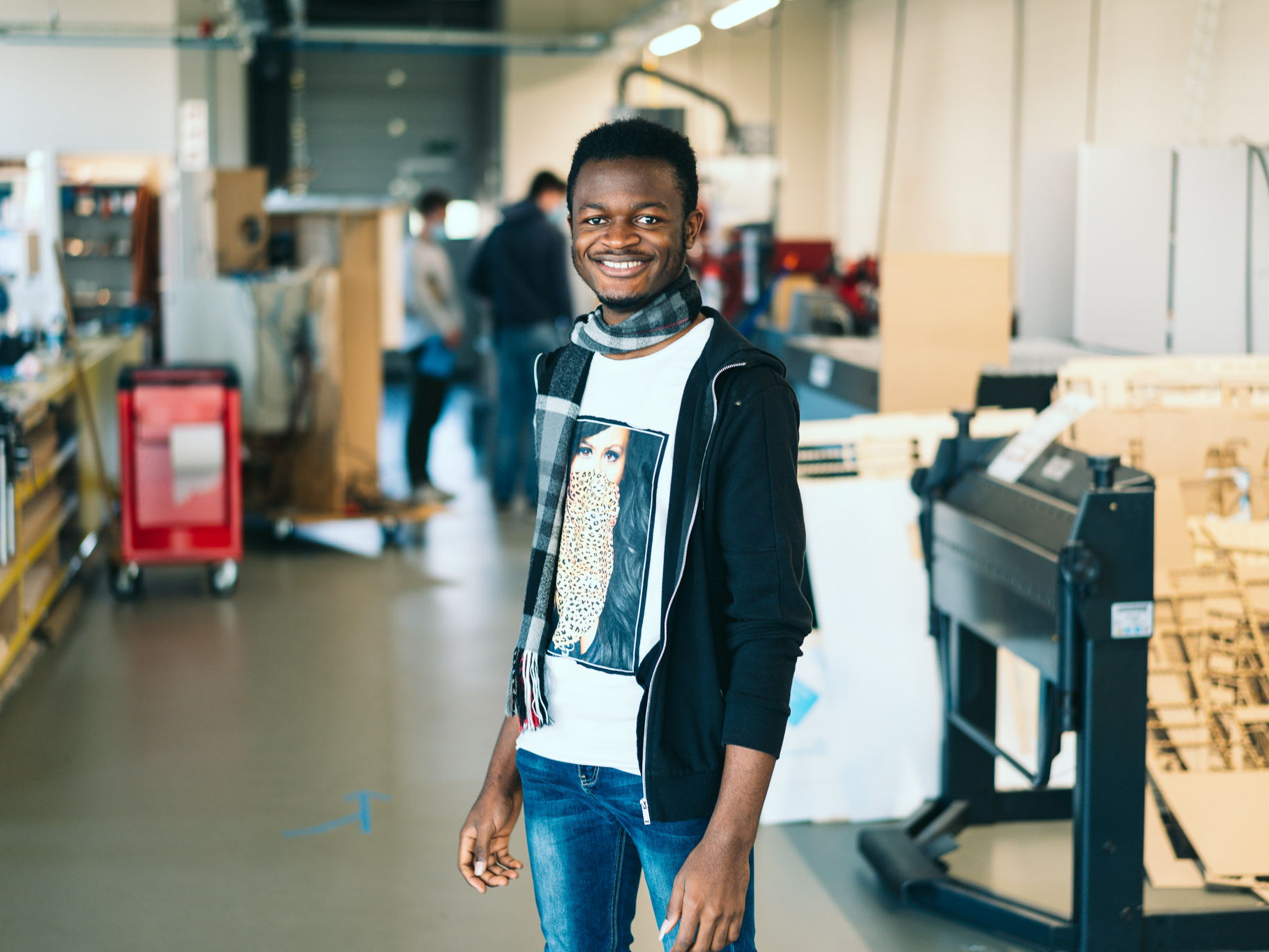 'The buddy that was assigned to help me was a mentor figure at school and helped me get used to the culture and the new school system …'