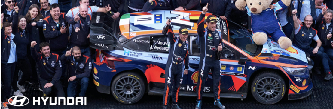 Thierry Neuville y Martijn Wydaeghe ganan el Rally de Europa Central con un asombroso primer lugar