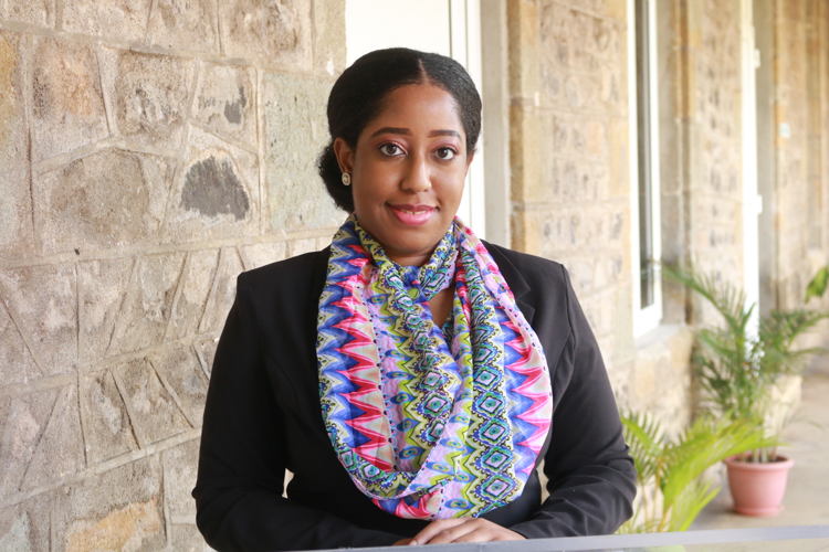 Ms. Rovin Fevrier, International Relations Officer at the OECS Commission and Master of Ceremonies.