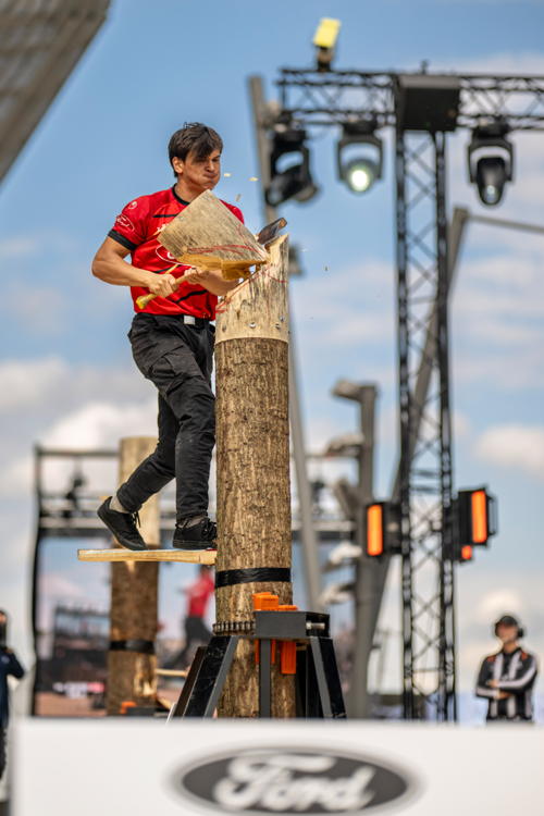 Kamiel Van Raemdonck a terminé l'impressionnant tremplin en 39 secondes et 41 centièmes. 