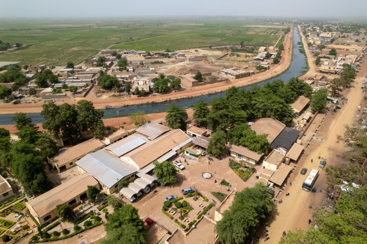 Aerial view of the Niono referral health centre in the Ségou region of Mali. Copyright: Mohamed Dayfour Diawara Aerial view of the Niono referral health centre in the Ségou region of Mali. Copyright: Mohamed Dayfour Diawara