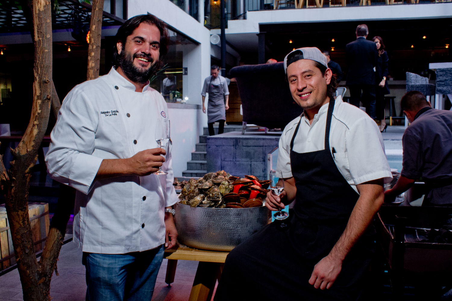 Chef Alejandro González de la Peña y Chef Tomas Bermúdez