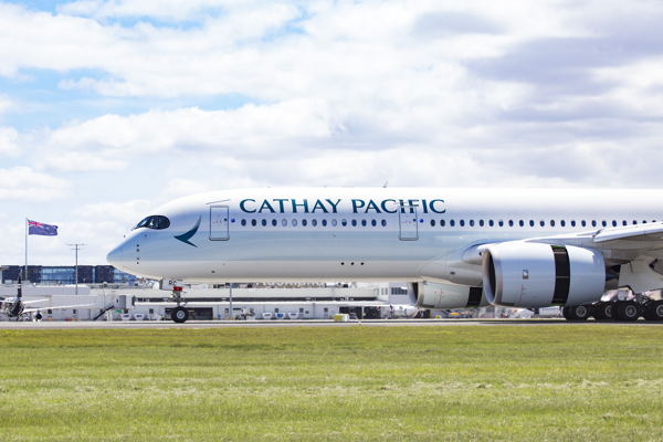 Cathay Pacific first to Auckland with the A350