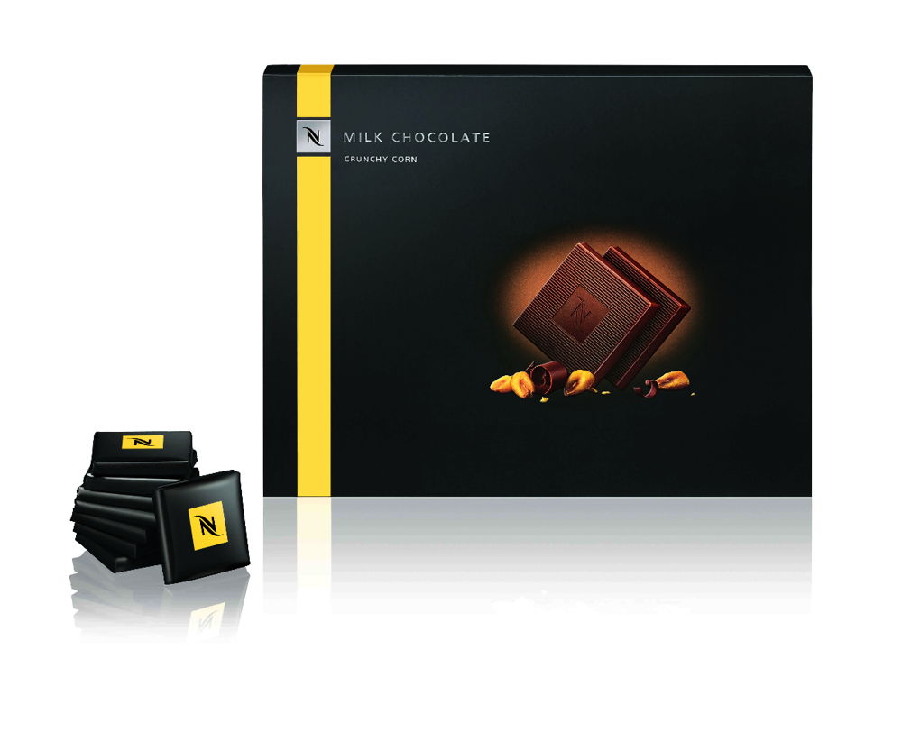 Milk Chocolate Crunchy Corn Squares (Limited Edition) - 7,50€
