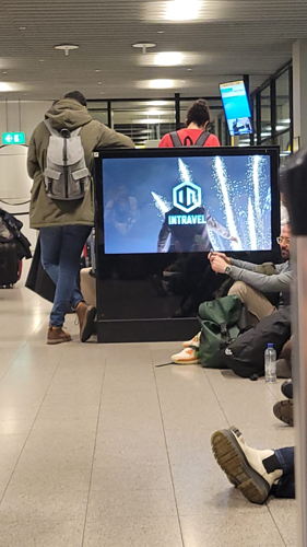INTRAVEL on Schiphol Airport gates
