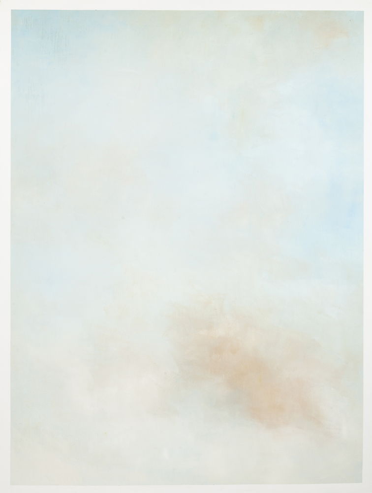 Jean-Marie Bytebier, Immigrated Clouds, acrylique sur toile, 240 x 180 cm, 2018. Collection.  Courtesy de l’artiste.
