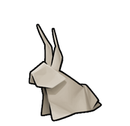 Origami rabbit