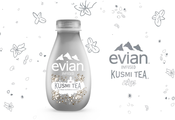 evian® en Kusmi Tea® stellen de Belgen een nieuw winters drankje voor