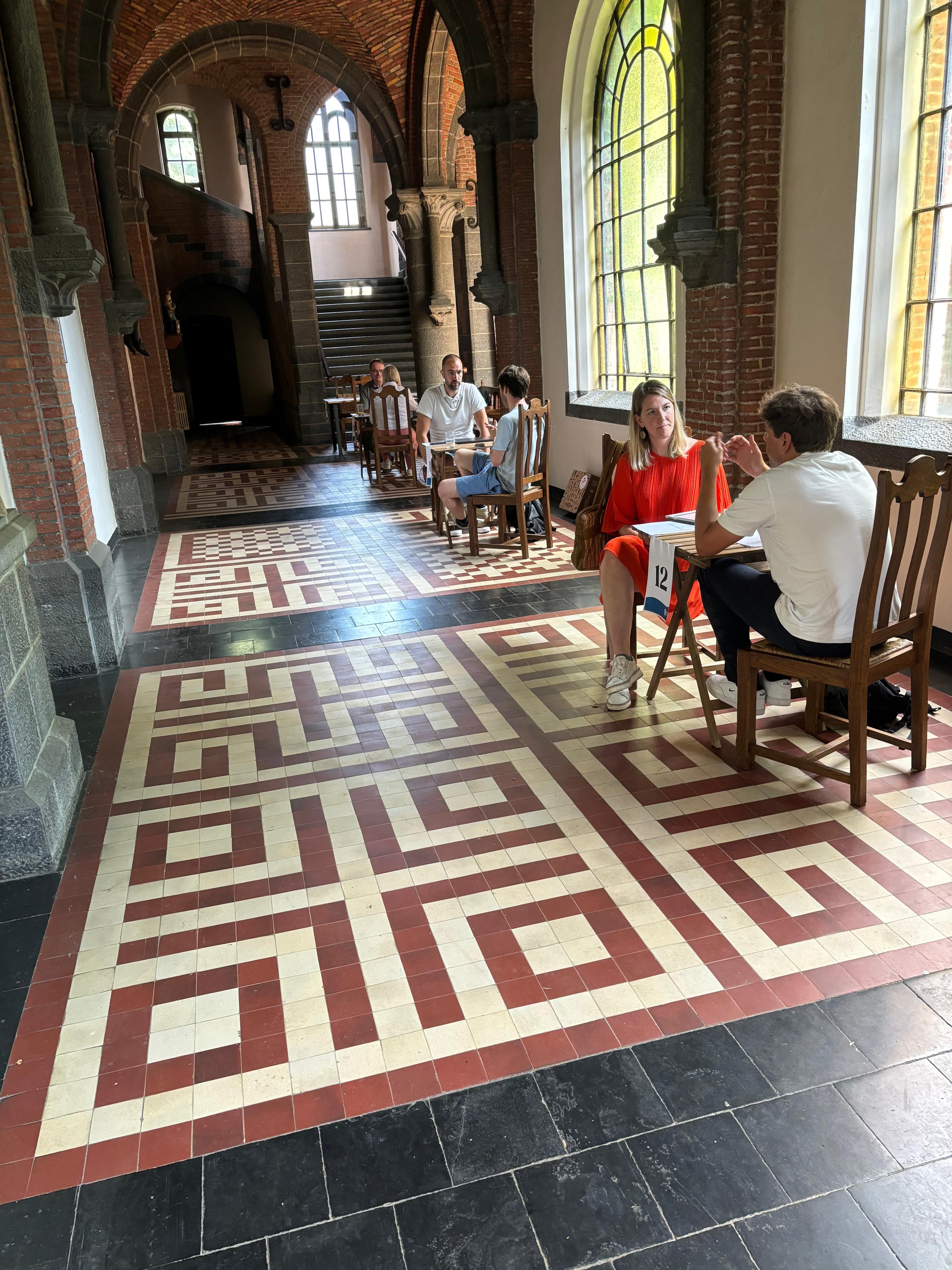 Bij Labora konden ondernemers samen aan hun bedrijf werken