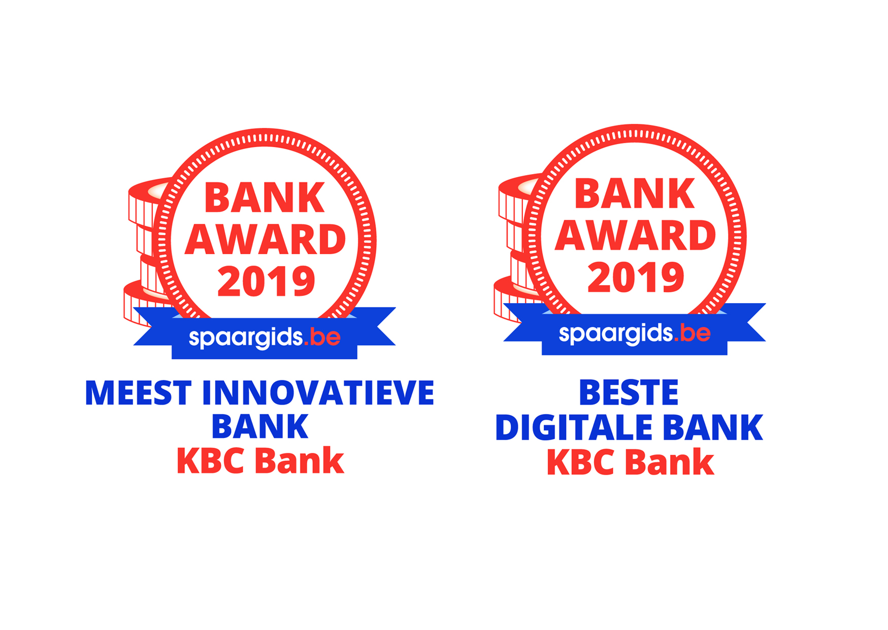 KBC Bank Wins Two Spaargids Bank Awards