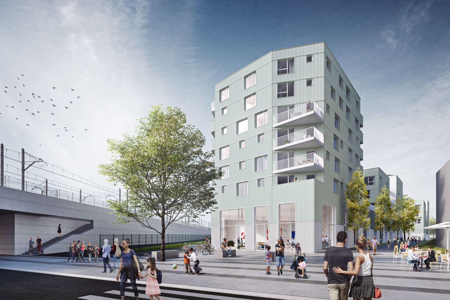 citydev.brussels - NovaCity Sud - A_Tour - © Kairos - BOGDAN & VAN BROECK DDS+ Eole - Pixelab