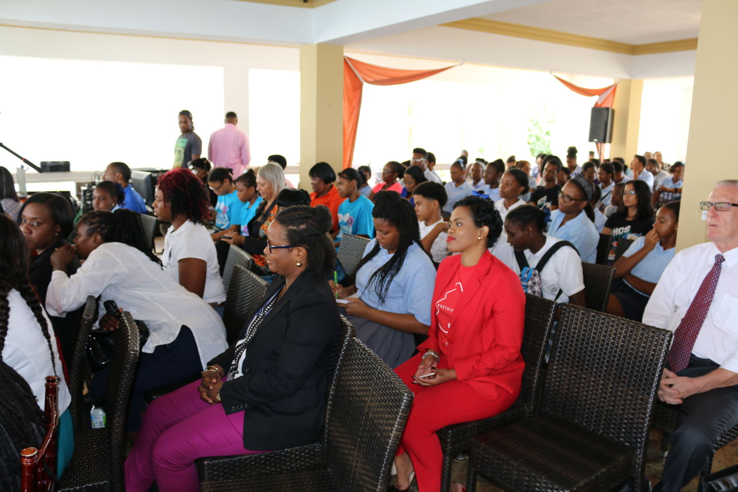 A cross-section of the audience at the Youth Forum