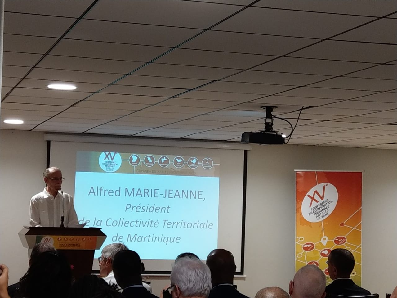 Alfred MARIE-JEANNE, Président de la Collectivité territoriale de Martinique