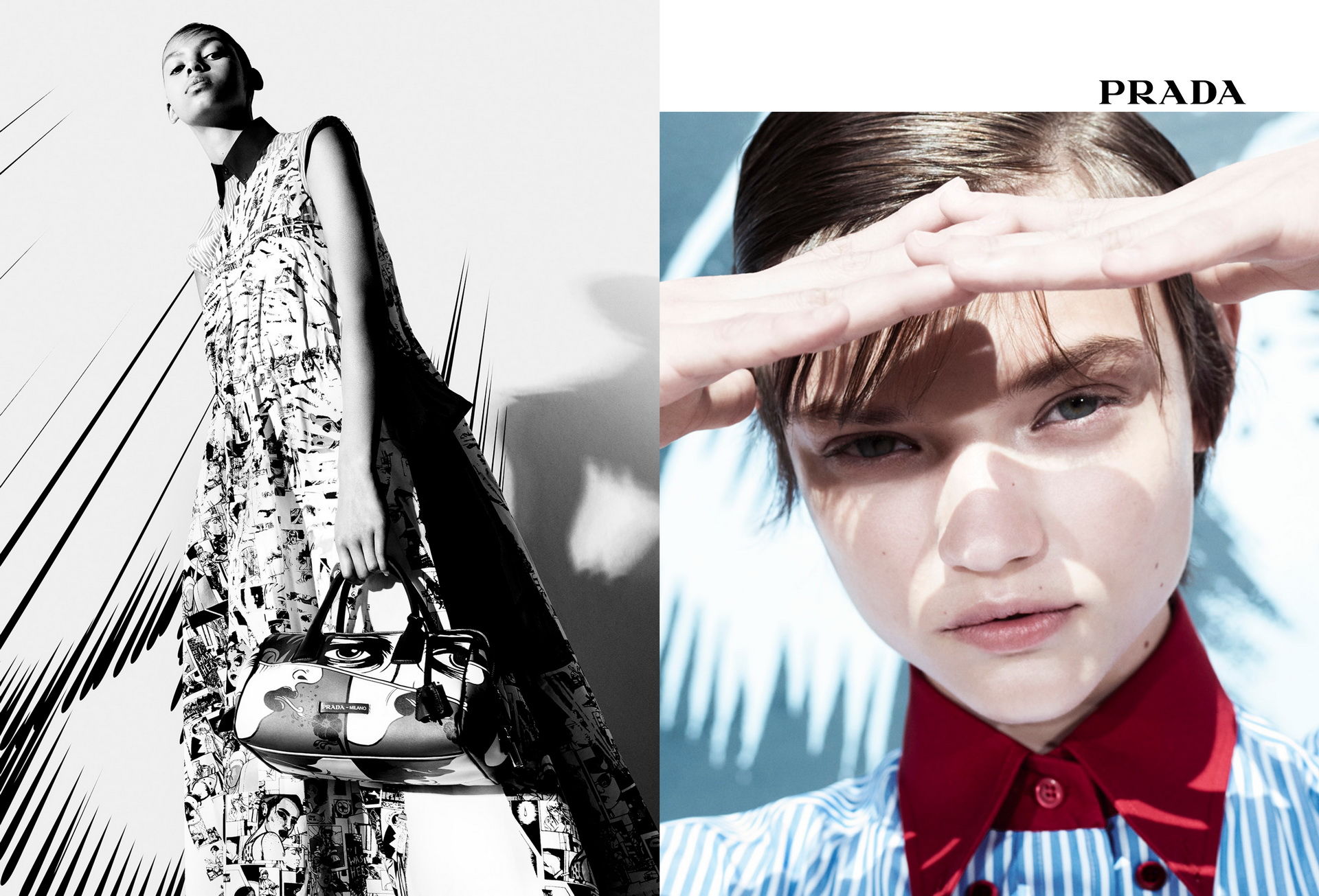 Campaña Publicitaria Womenswear​ Spring/Summer ​2018 de Prada: Real Life Comix