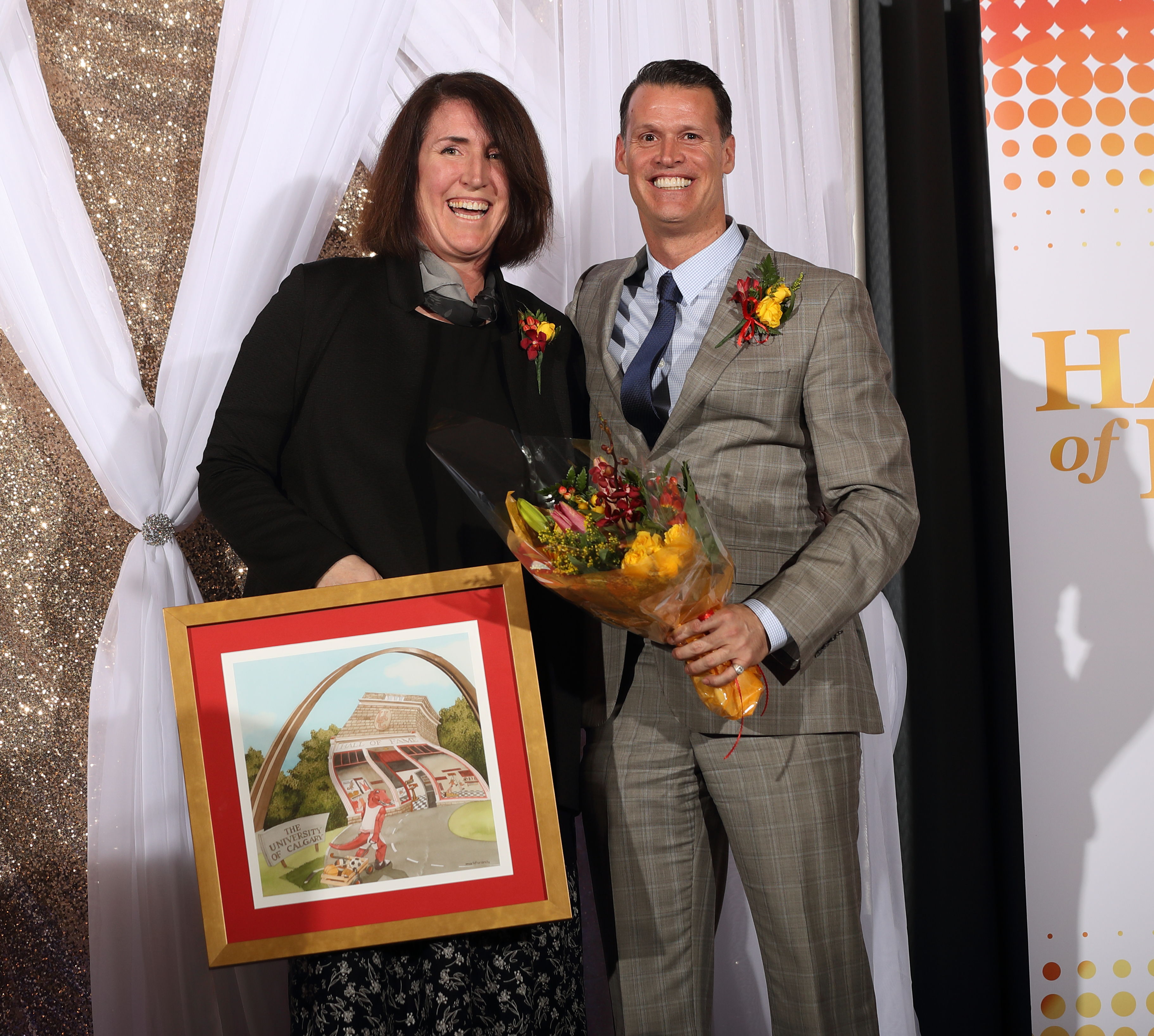 Mark Tewksbury was inducted into the Dinos Hall of Fame in 2017.