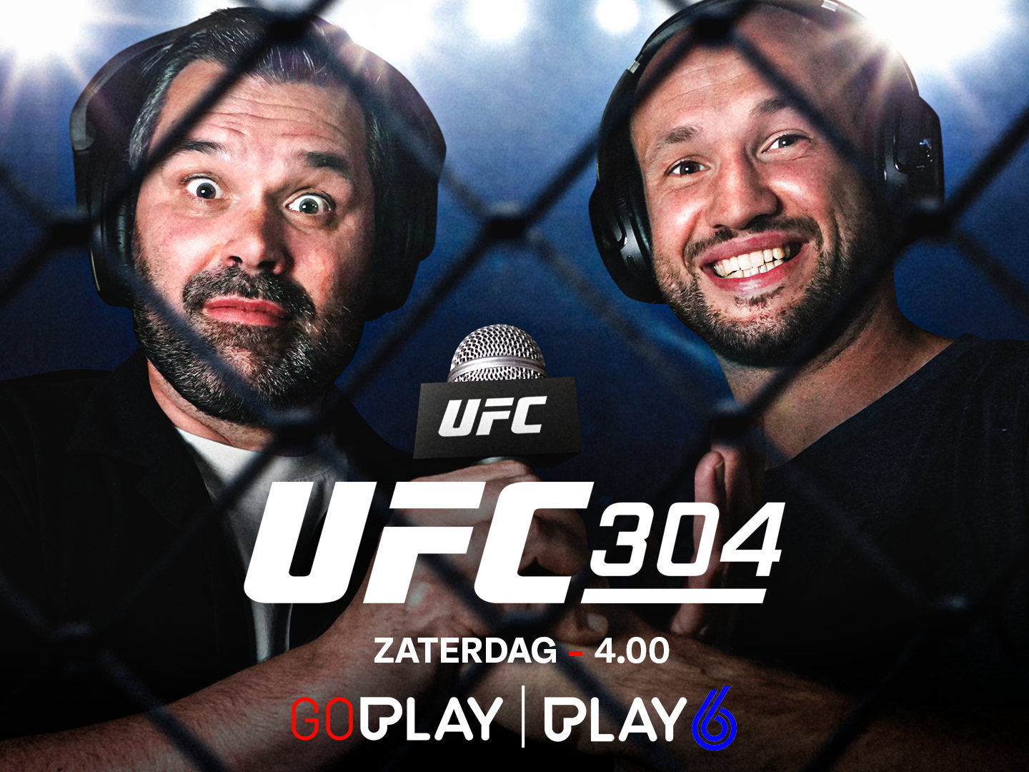 Eerste Europese UFC-event van het jaar live te volgen op Play6 én GoPlay met Vlaamse commentaar van Andries Becker en Jan Quaeyhaegens