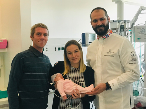 Welkom Ruby Callebaut! Een pasgeboren Belgische baby met chocolade DNA in haar bloed