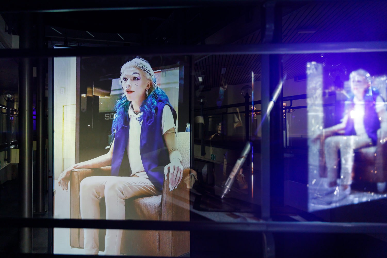 Jake Brush, Mall, Interrupted, Vonk Centrale, installation shot by Selma Gurbuz