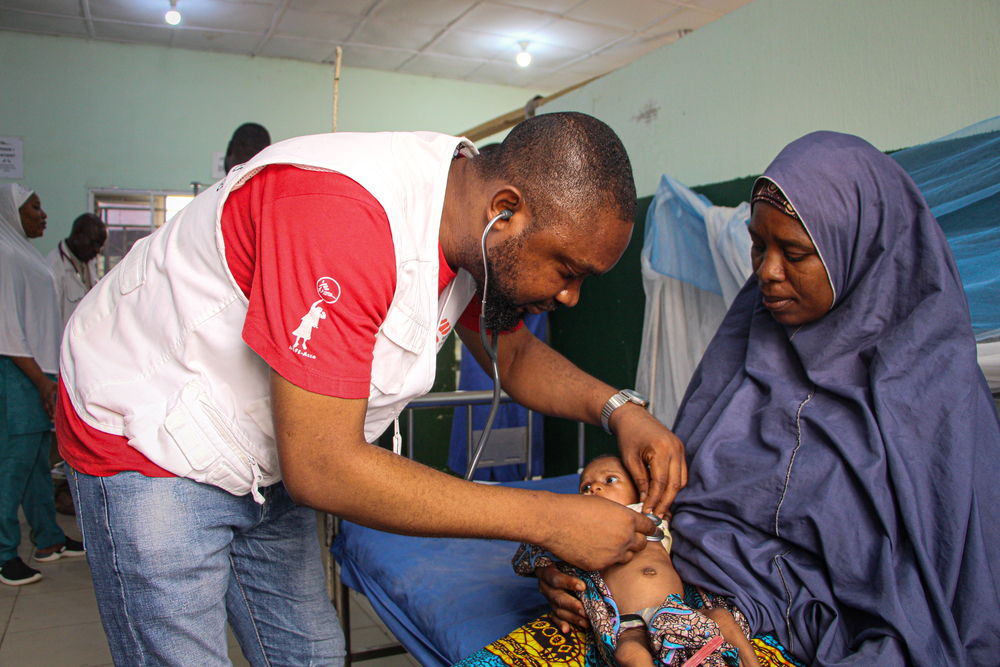 Programa de nutrición terapéutica en el Hospital General de Zurmi, en el estado de Zamfara. Mayo, 2024. © Abba Adamu Musa/MSF