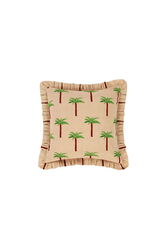 Anna+Nina Kussen Les Palmiers Frill Cushion JUTTU €59,95