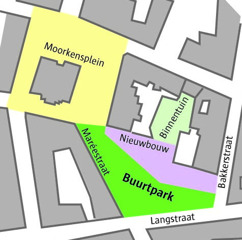 Schetsmatige voorstelling toekomstige situatie © stad Antwerpen Schetsmatige voorstelling toekomstige situatie © stad Antwerpen